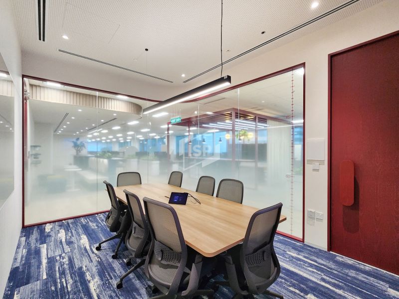 Glass Partition Wall in Modern Office