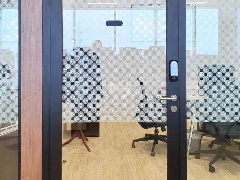 SOLO Framed Glass Door with Digital Lock