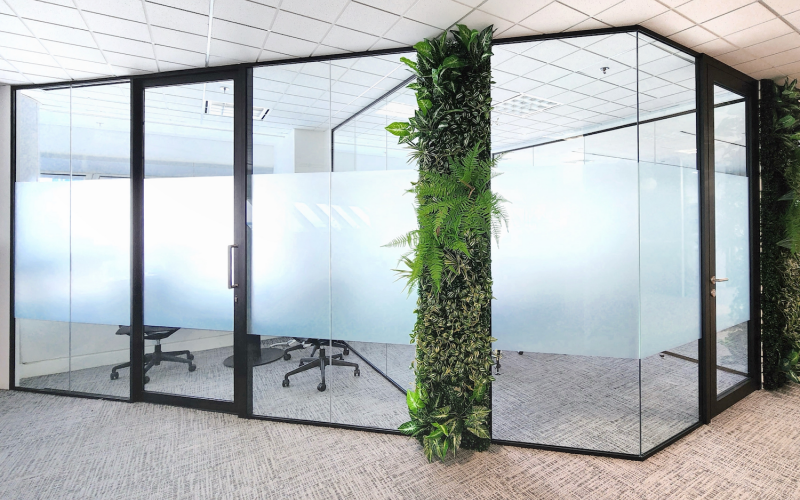 Biophilic Brilliance Using Acoustic Glazed System