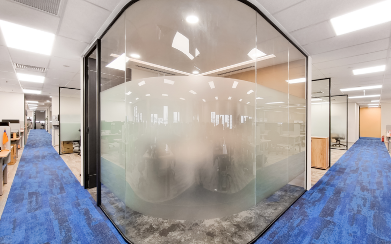Infuse Personality into Meeting Spaces with Curved Glass Design