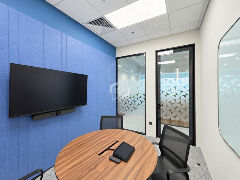 Meeting Room with Framed Glass Door