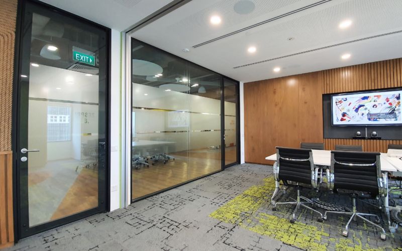 Design Functional Workspace with COMO Double Glazed Partition