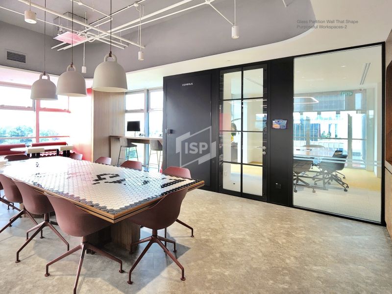 Glass Partition Wall That Shape Purposeful Workspaces