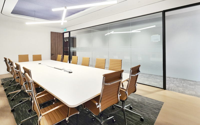 Enhance Workplace Efficiency with Glass Partition and Door