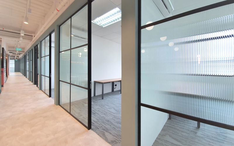 ISP - Coworking Space Office with Acoustic Glass Partitioning