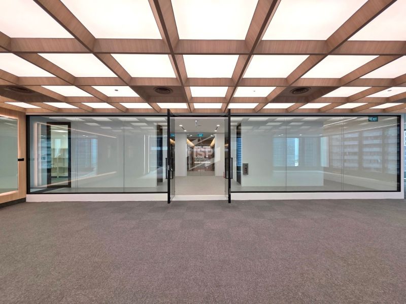 COMO Double Glazed Glass Panel for Gym