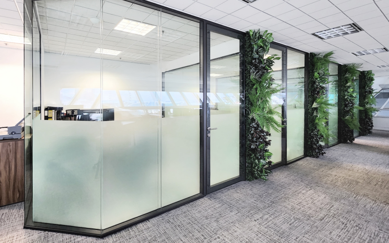 Biophilic Brilliance Using Acoustic Glazed System