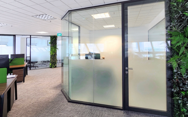 Biophilic Brilliance Using Acoustic Glazed System