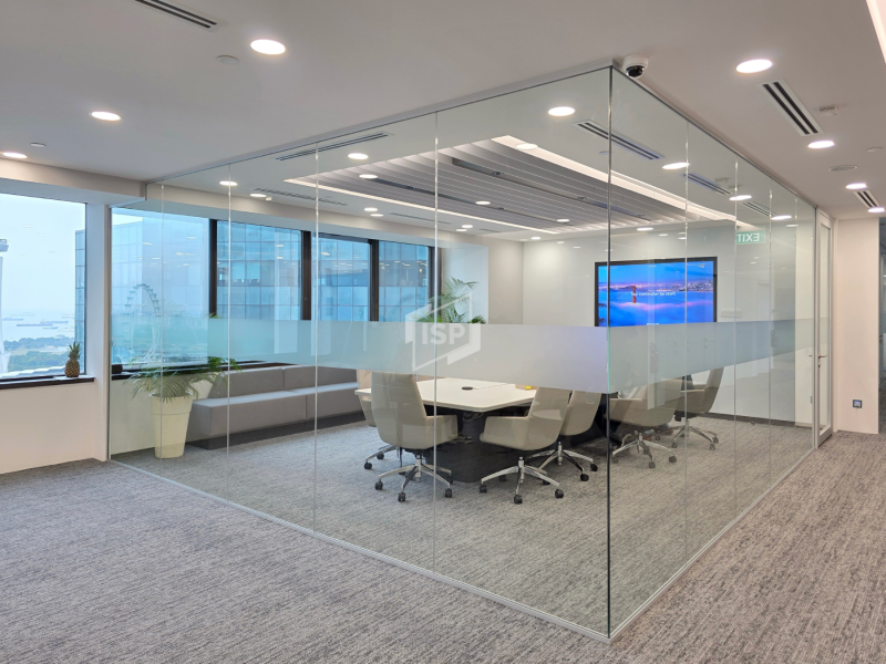 Conference Room with Glass Panel