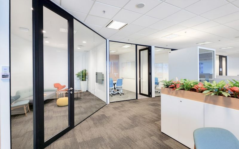 Office Glass Partition with SOLO Glass Partition