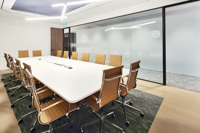 Enhance Workplace Efficiency with Glass Partition and Door