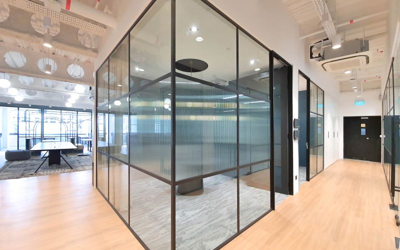 ISP - Coworking Space Meeting Room with Glass Partition