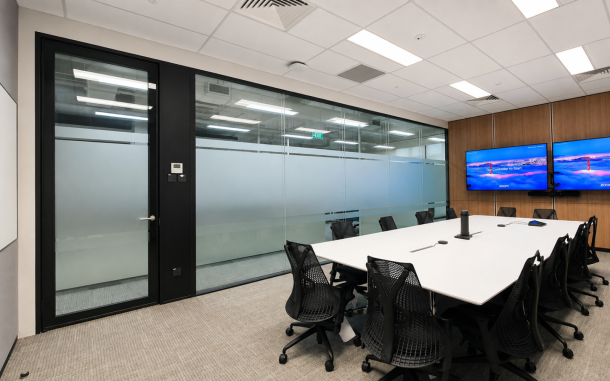 Glass Partition for Meeting Room