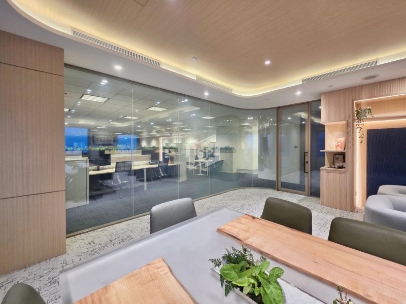 Double Glazed Glass Office Panel