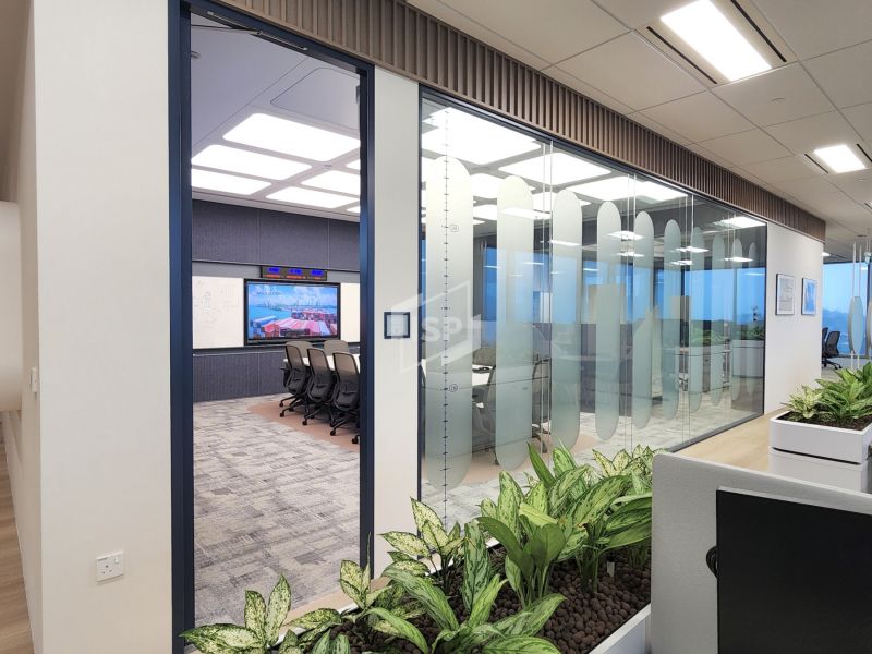 COMO Double Glazed Glass Partition Wall Exterior