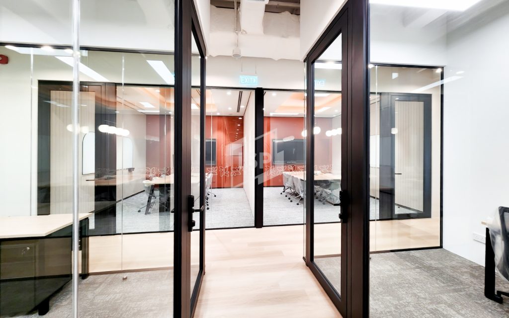 Glass Panel in Office