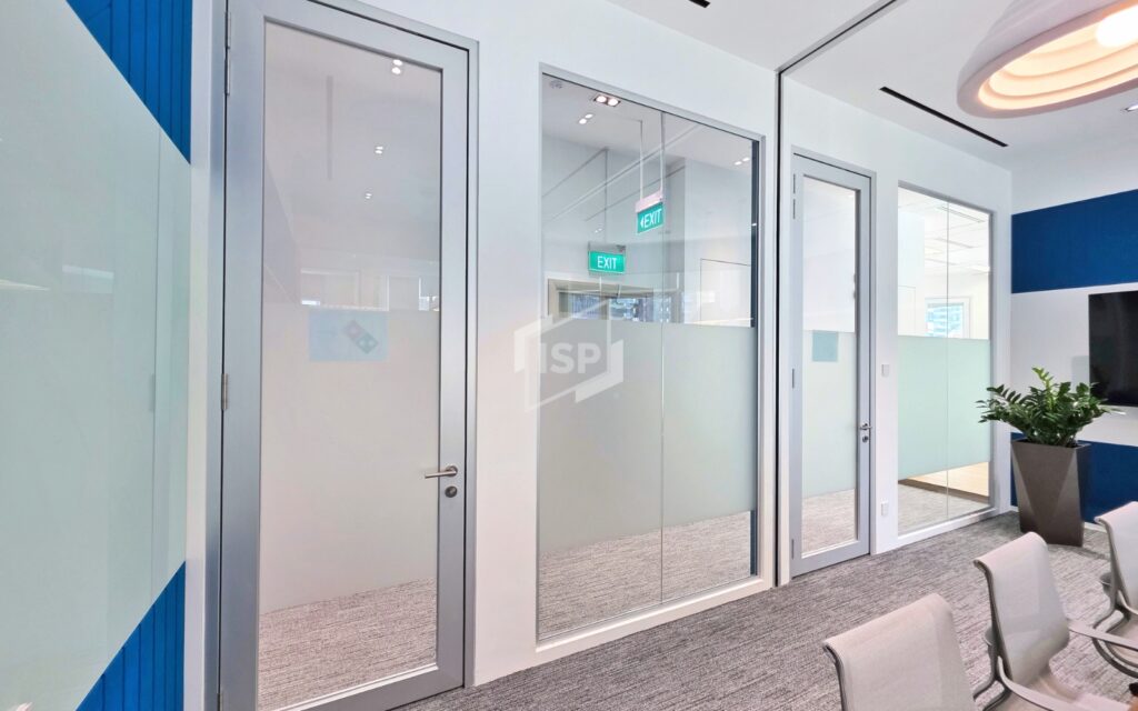 Glass Partition in Compact Space