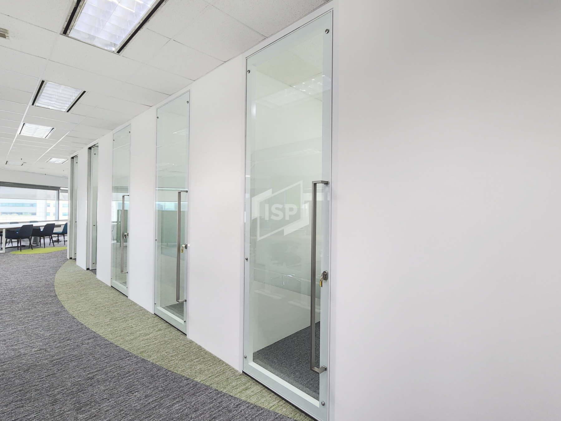 Professional Workspace with COMO Glass Partitions and Doors