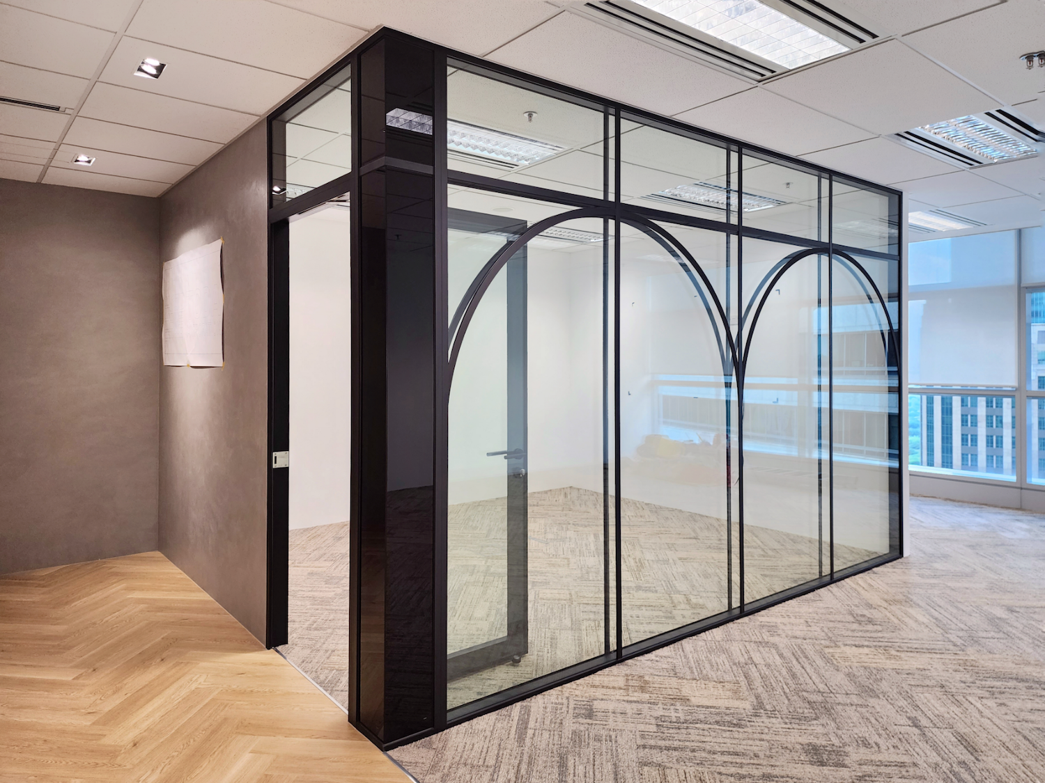 Redefine Office Design with Custom COMO Double Glazed Partitions
