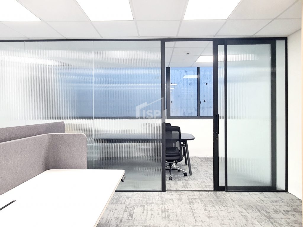 Reeded or Fluted Glass Panel