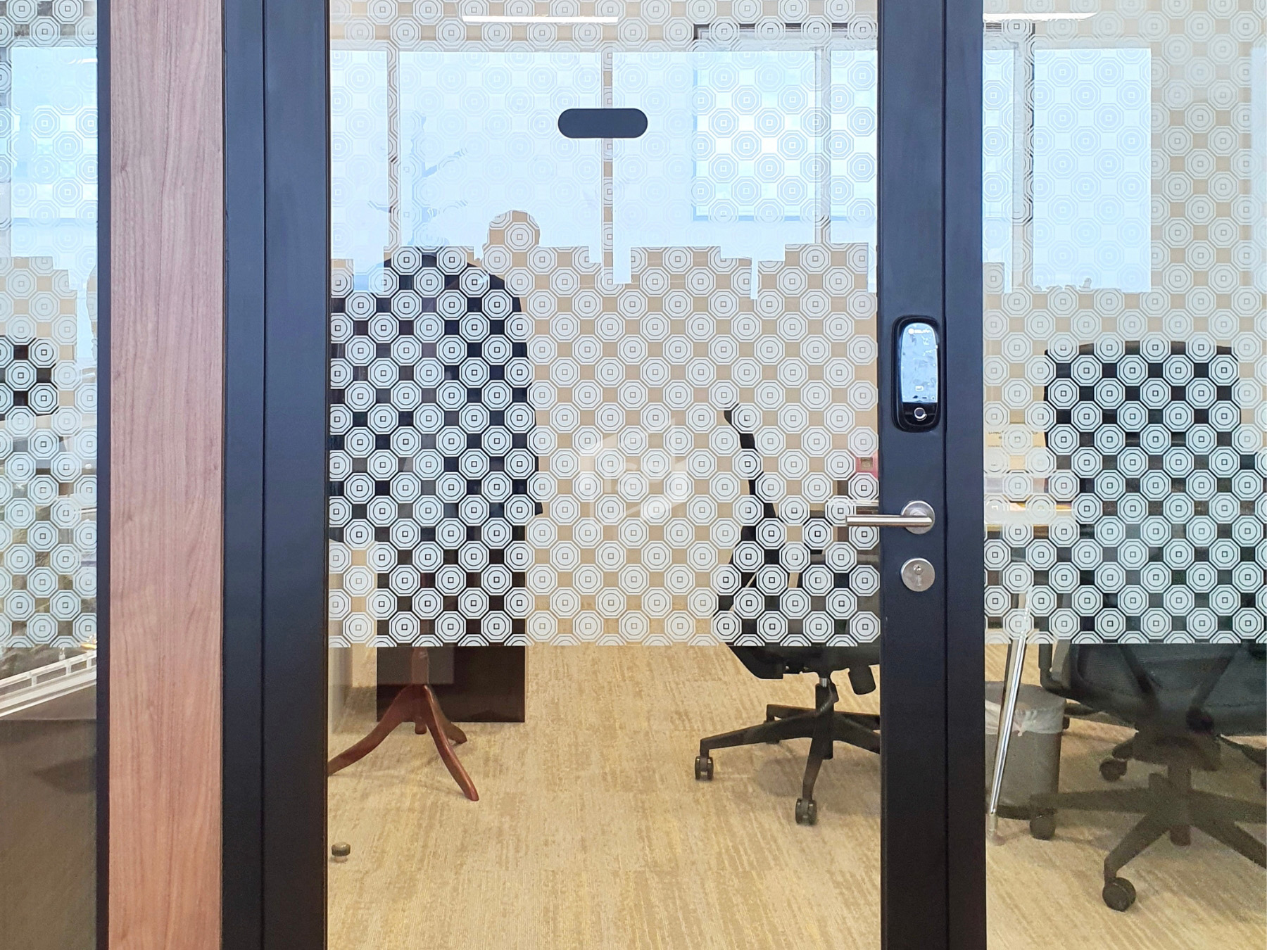 SOLO Framed Glass Door with Digital Lock