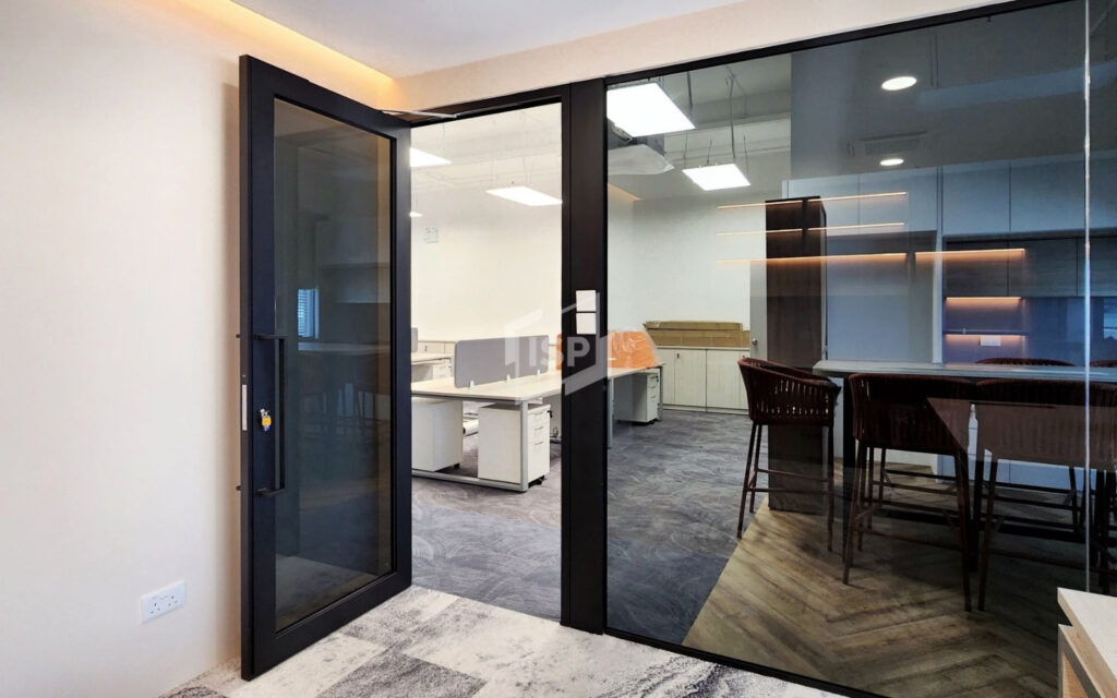 Tinted Glass Panel for Office Partition and Door
